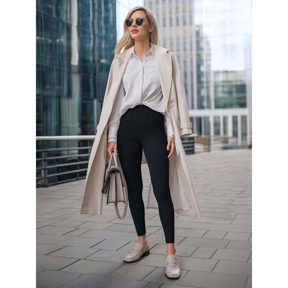 BRAND NEW IN BAG-New York & Company Skinny Classic Pants Size Medium  - TAN